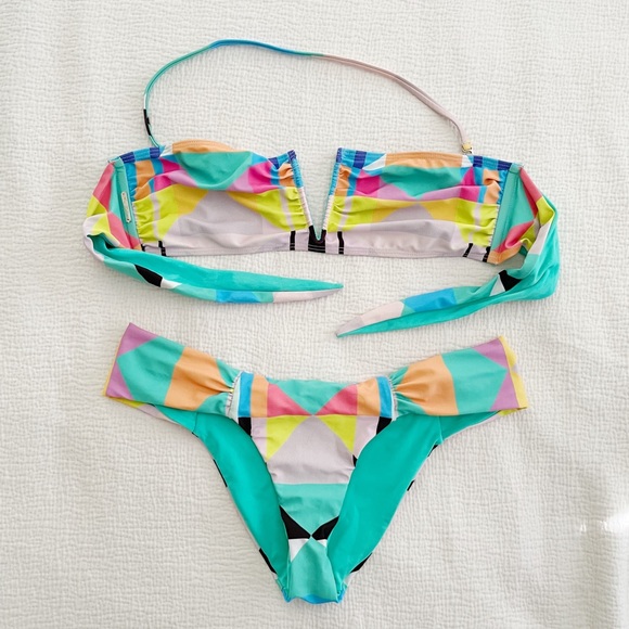 Other - Mara Hoffman Geometric Print Bikini, size Medium